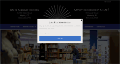 Desktop Screenshot of banksquarebooks.com